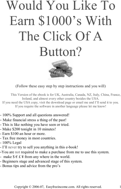 Product picture Make Easy Money Online